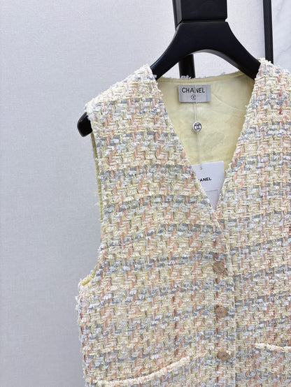 25ss woven vest