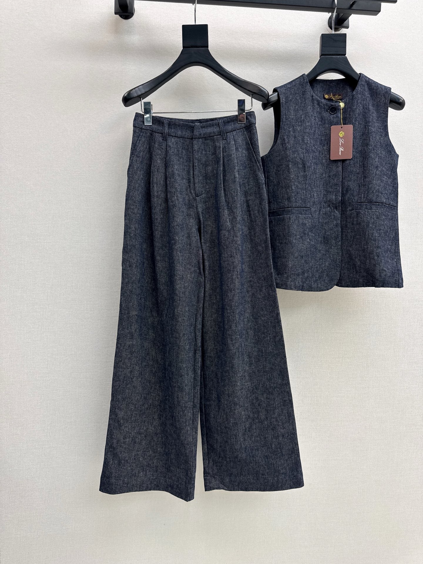 Lo 25ss linen vest set
