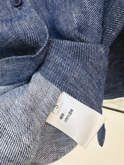 25ss linen embroidered shirt