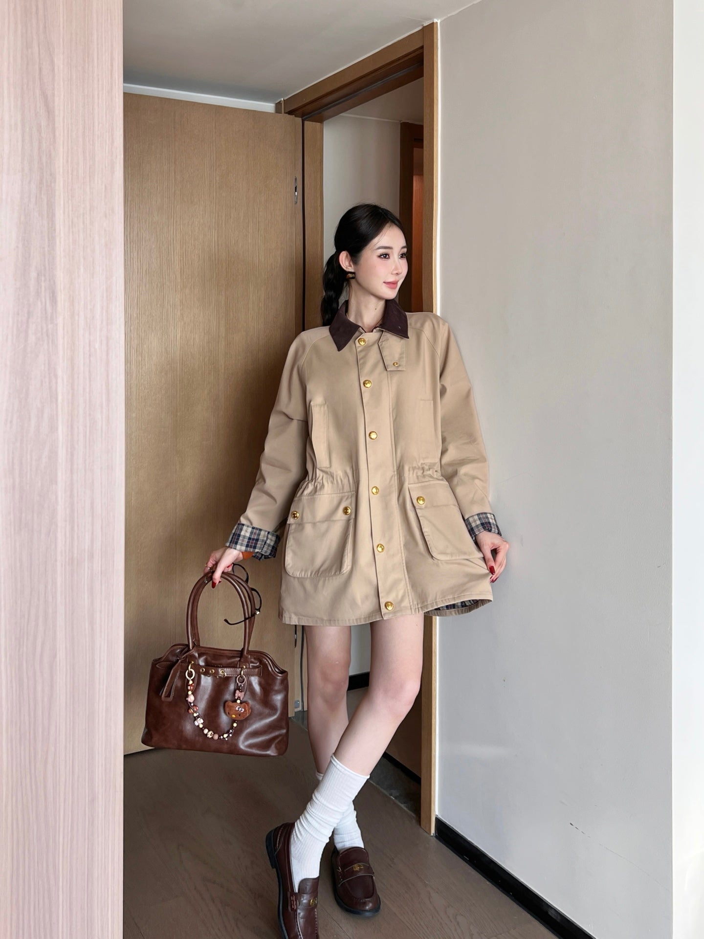 25ss cargo trench coat