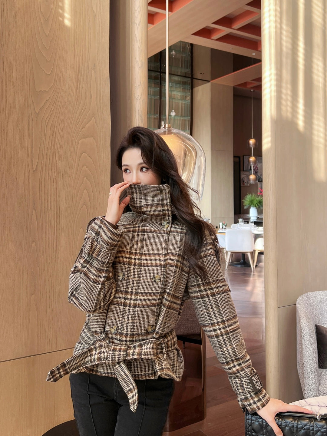 24fw wool trench coat