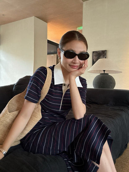 25SS striped dress