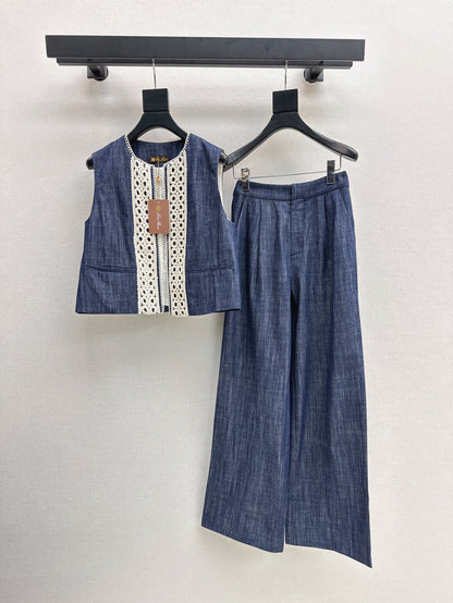 25ss linen woven set