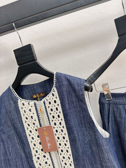 25ss linen woven set