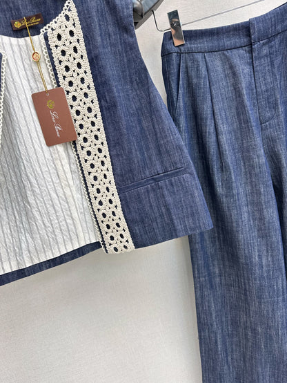 25ss linen woven set