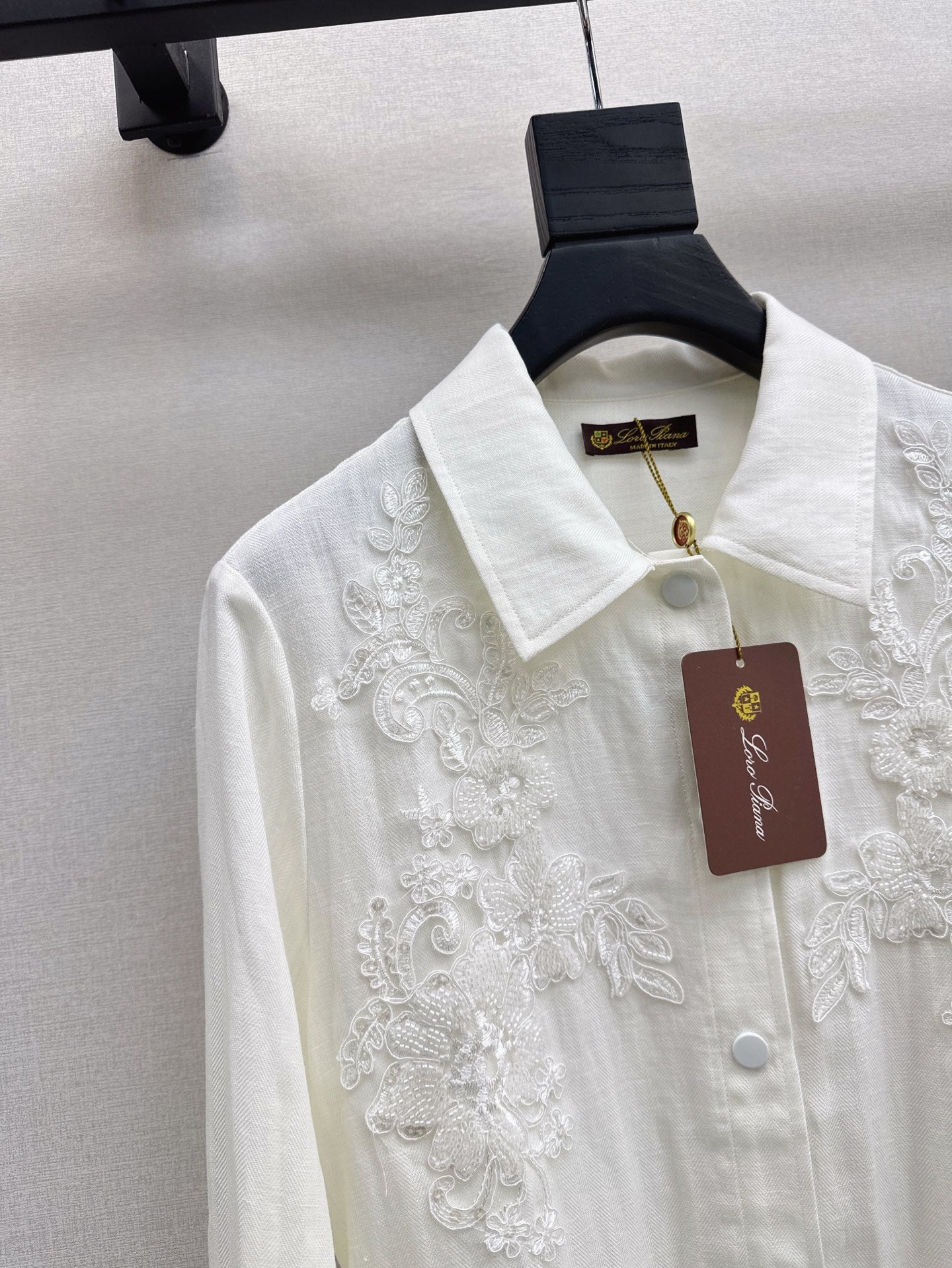 25ss linen embroidered set