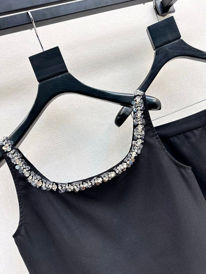 25ss beaded camisole set