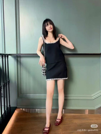 25ss beaded camisole set