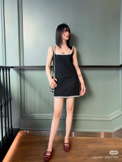 25ss beaded camisole set