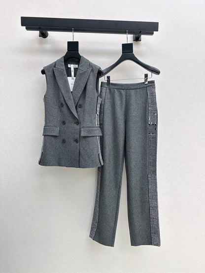 25ss vest suit pants set