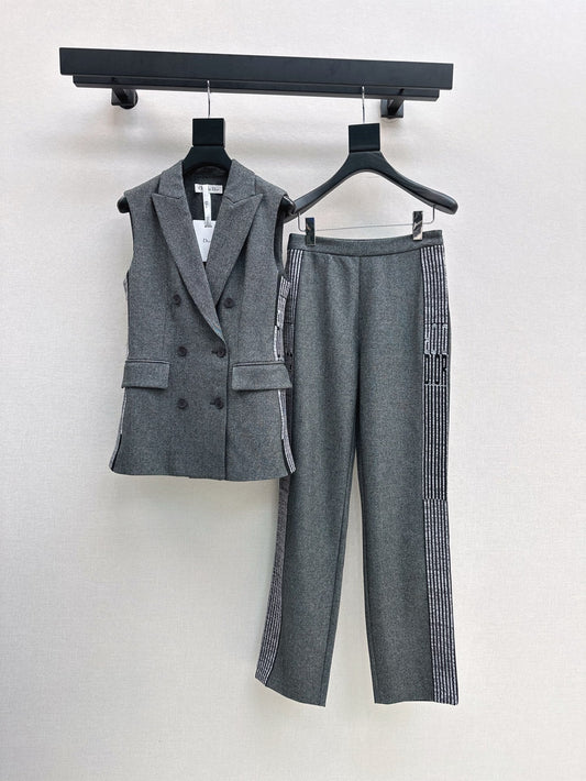 25ss vest suit pants set