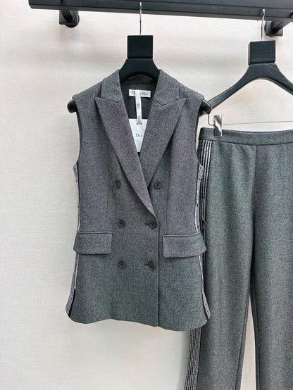 25ss vest suit pants set