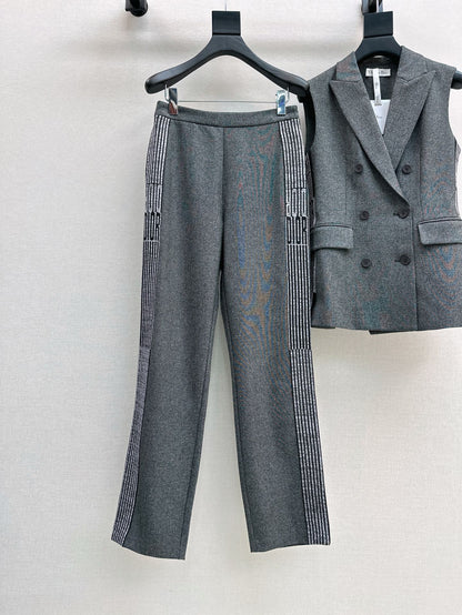 25ss vest suit pants set