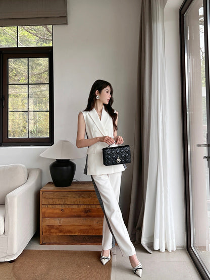 25ss vest suit pants set