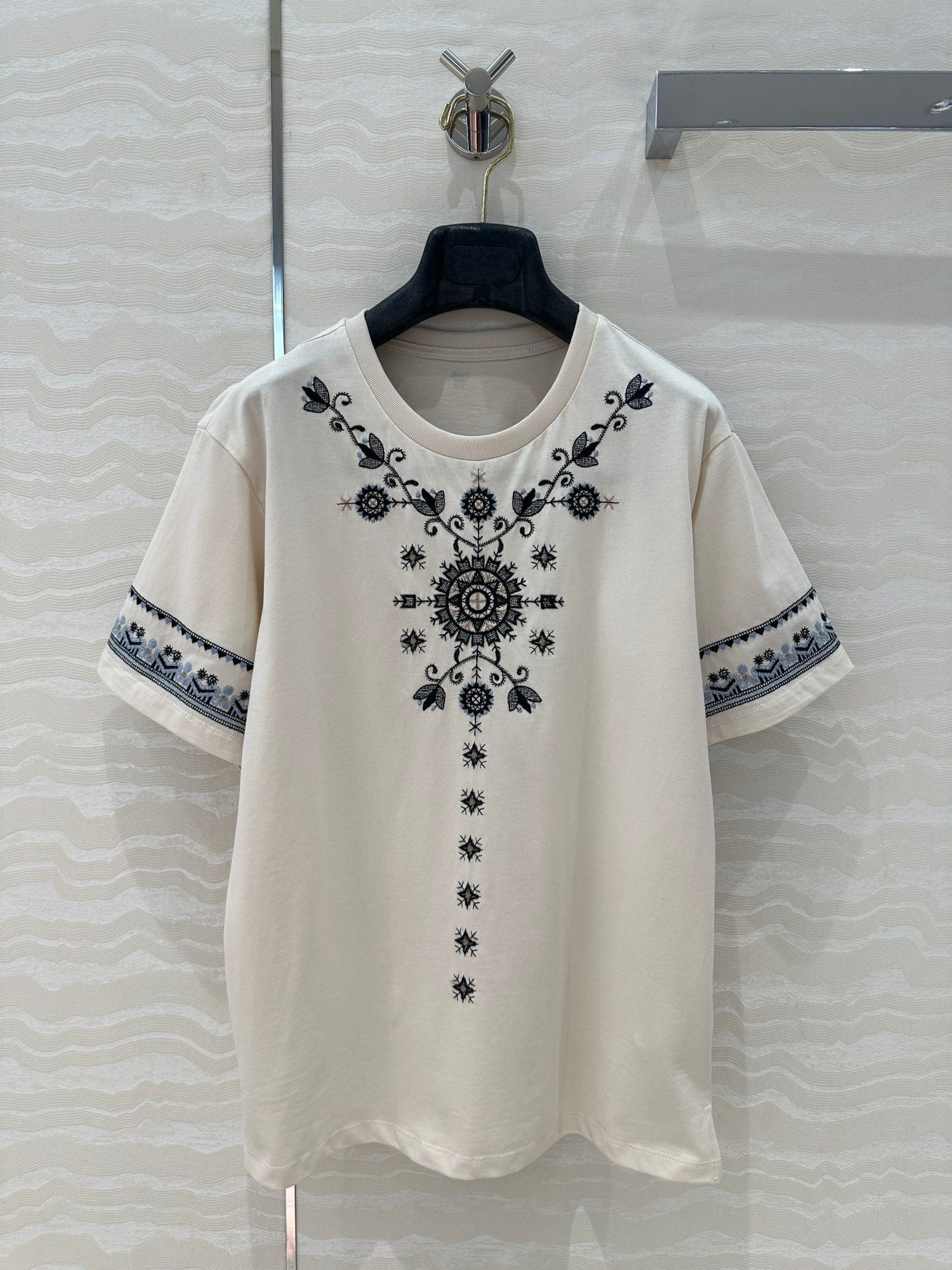 25ss embroidered t-shirt