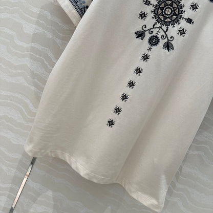 25ss embroidered t-shirt