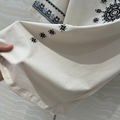 25ss embroidered t-shirt