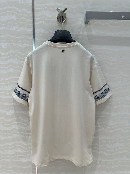 25ss embroidered t-shirt