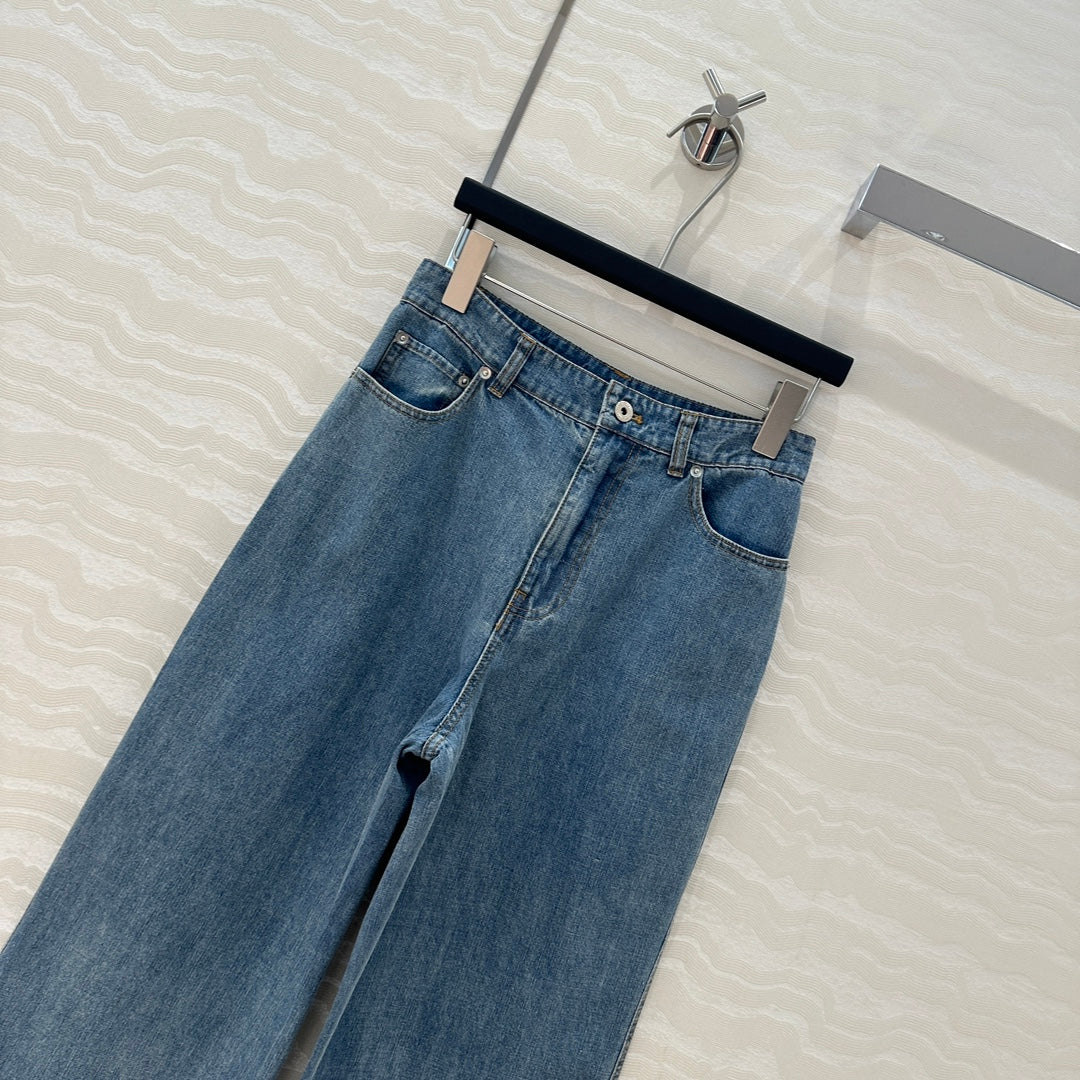 25SS embroidered jeans