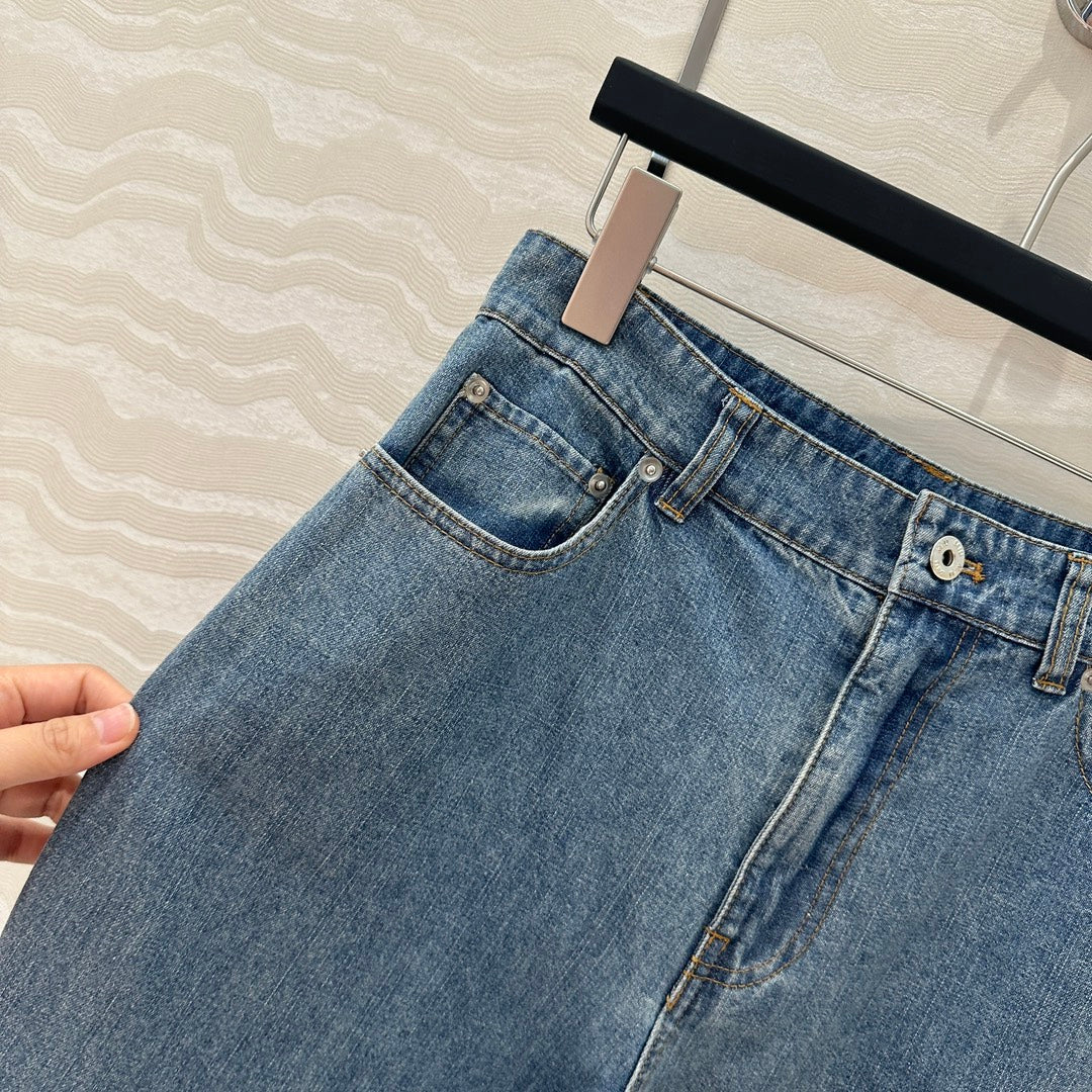 25SS embroidered jeans