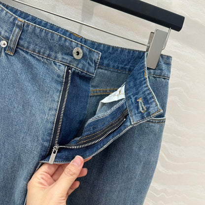 25SS embroidered jeans