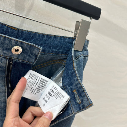 25SS embroidered jeans