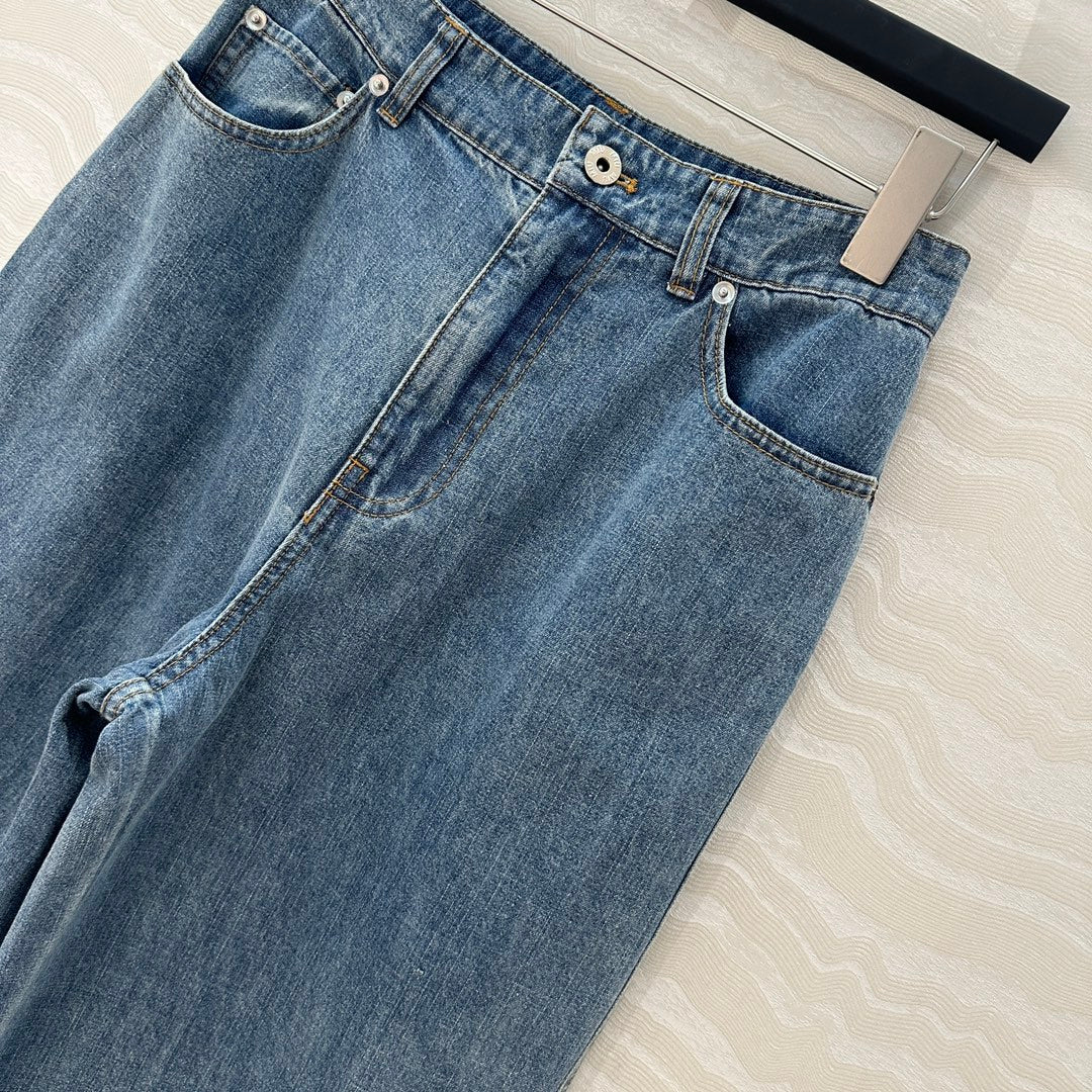 25SS embroidered jeans