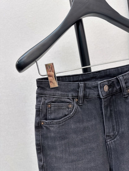 25ss embroidered jeans