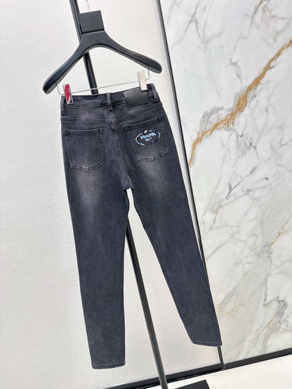 25ss embroidered jeans