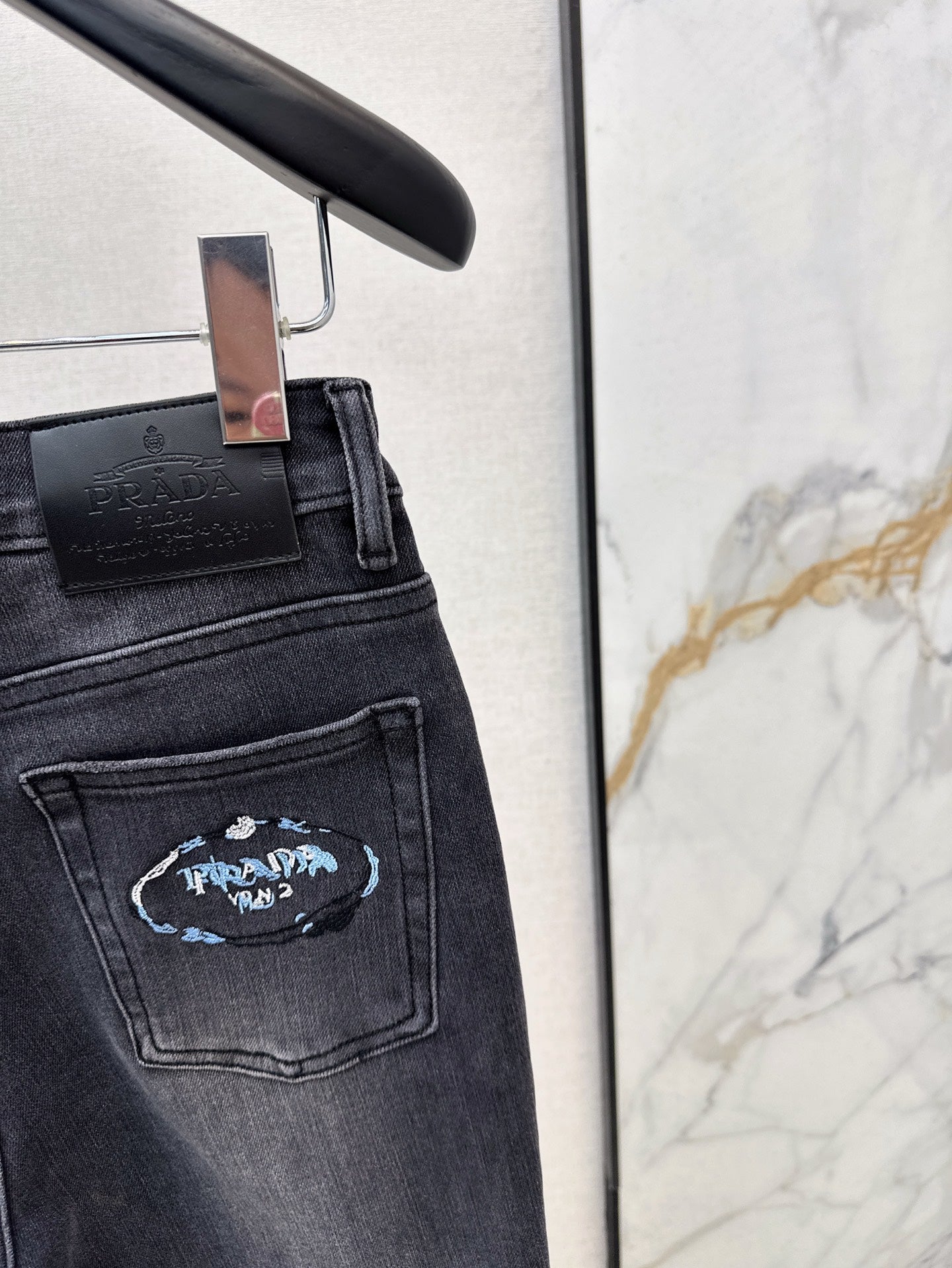 25ss embroidered jeans