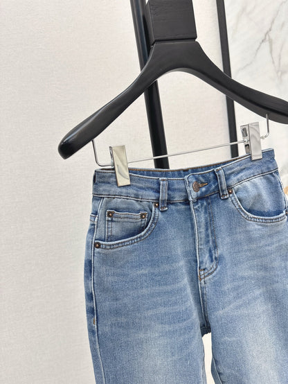 25ss embroidered jeans