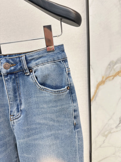 25ss embroidered jeans