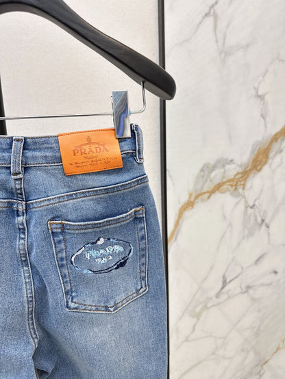 25ss embroidered jeans