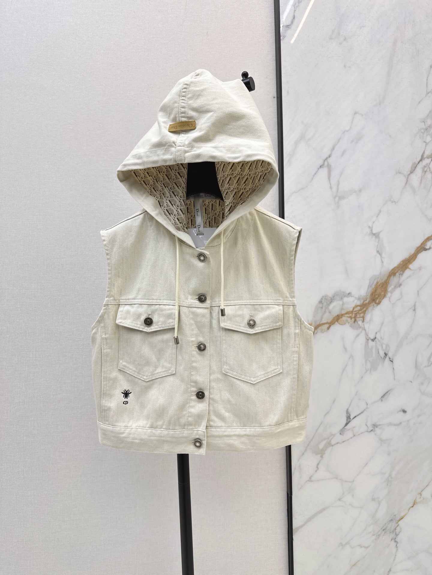25ss miss hooded vest