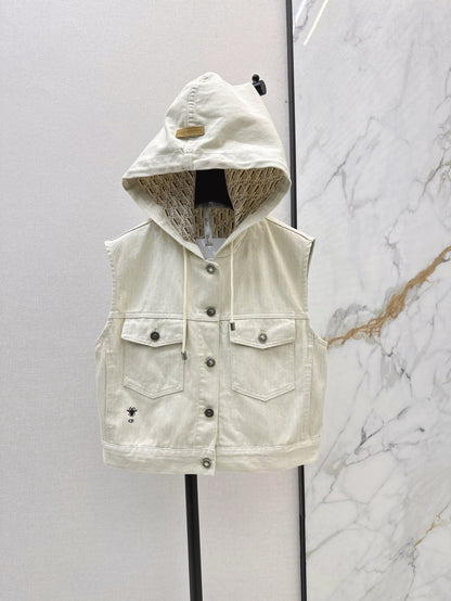 25ss miss hooded vest