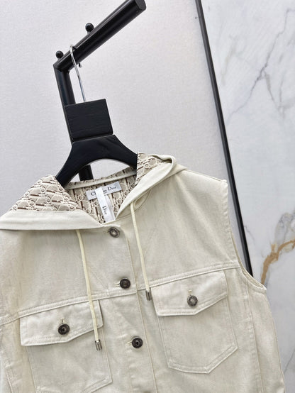 25ss miss hooded vest