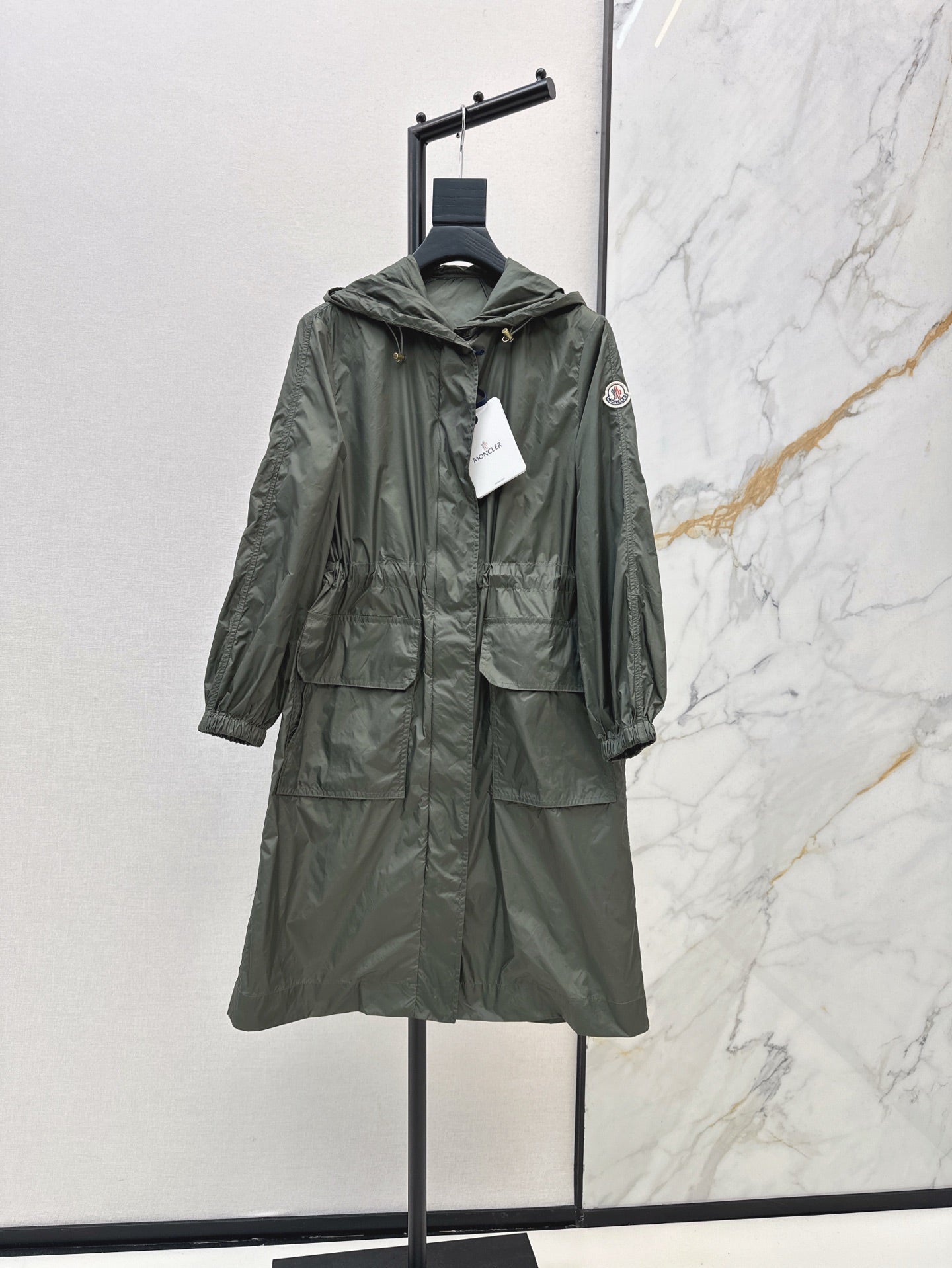 25ss hooded long coat parkas