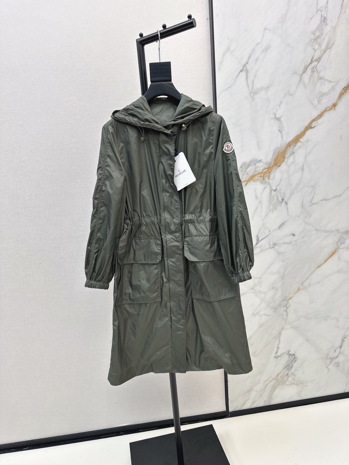 25ss hooded long coat parkas