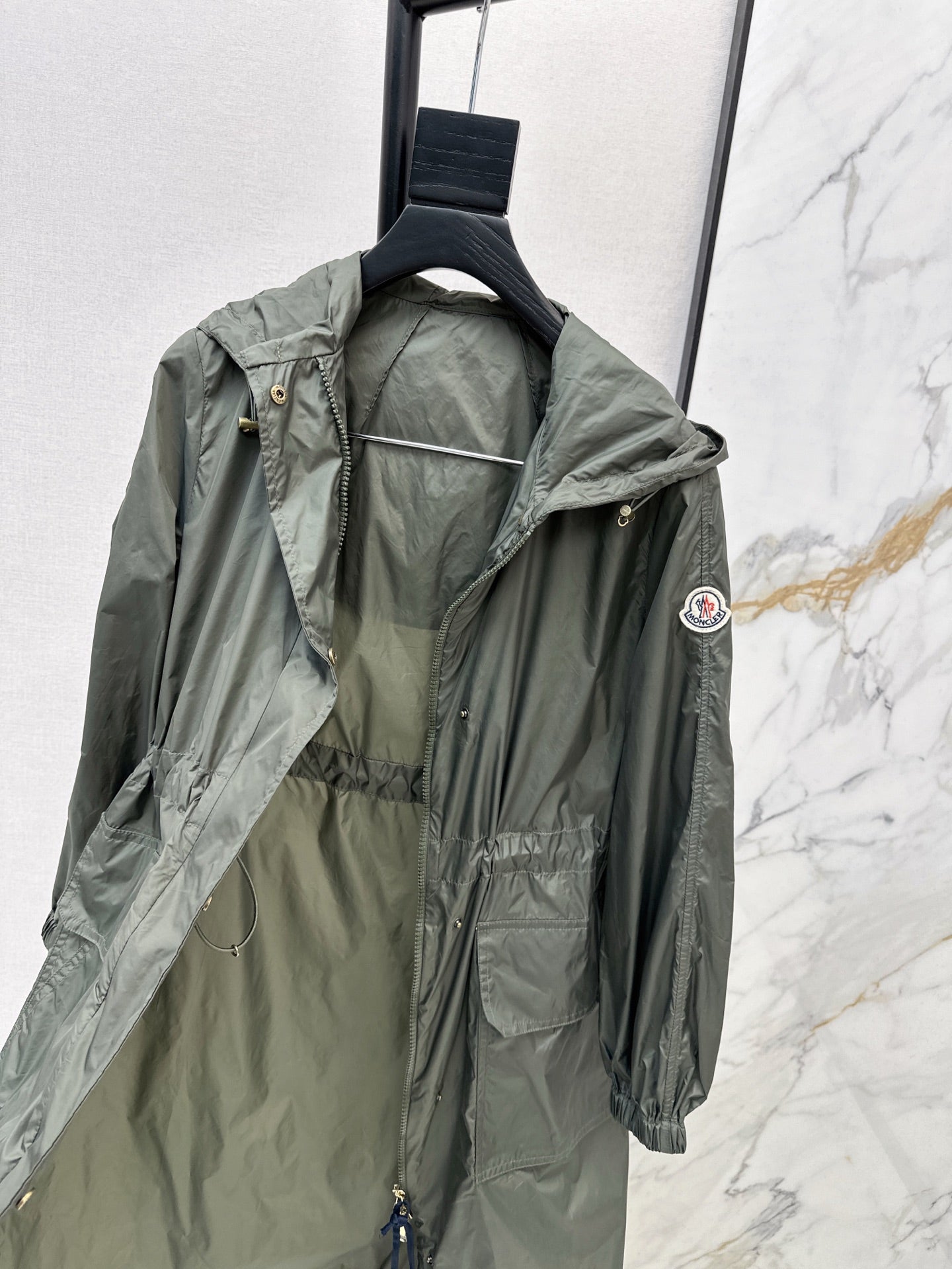 25ss hooded long coat parkas