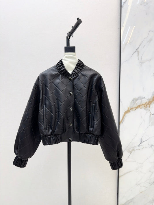 25ss genuine leather jacket