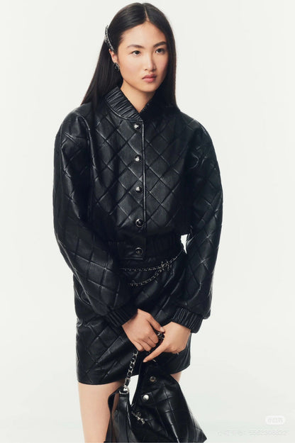 25ss genuine leather jacket