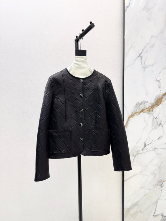 25ss genuine leather jacket