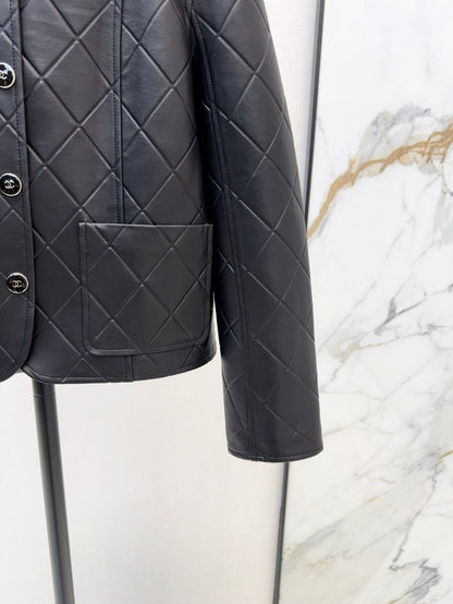 25ss genuine leather jacket