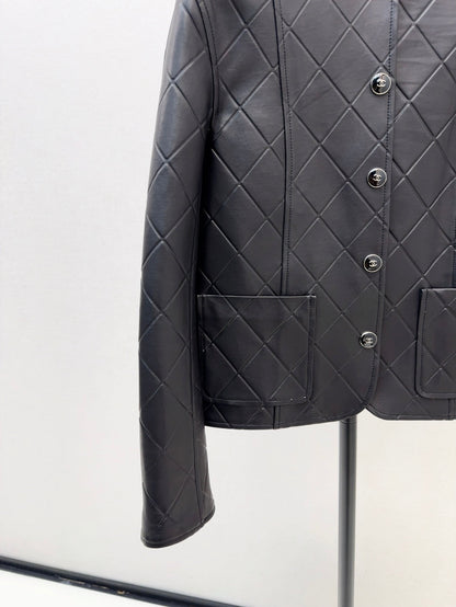 25ss genuine leather jacket