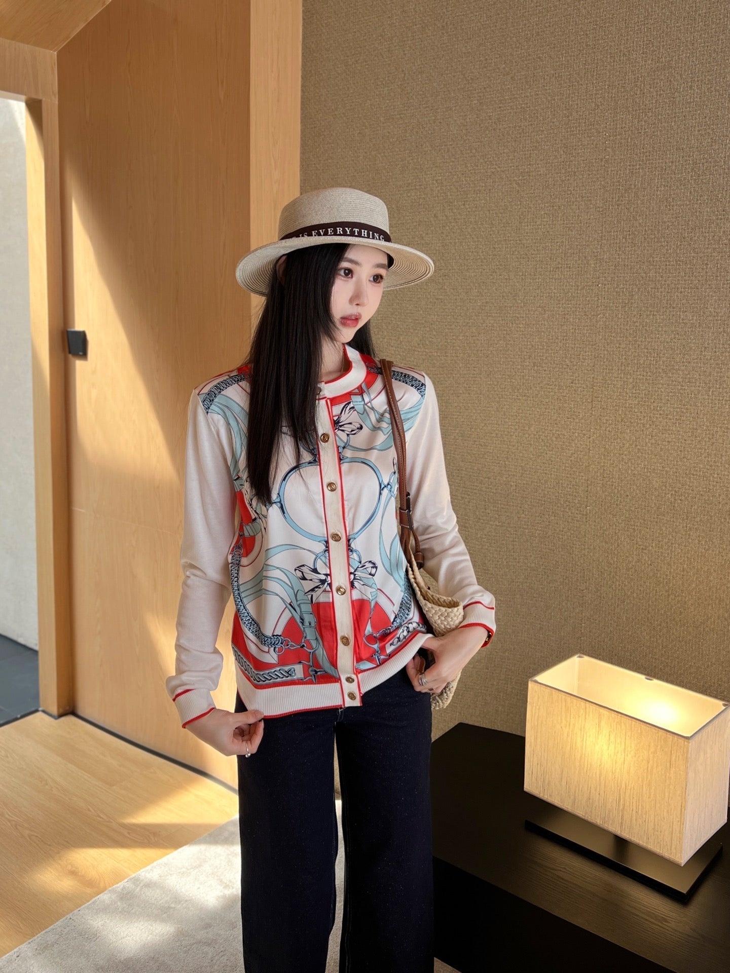 H 25ss knit cardigan