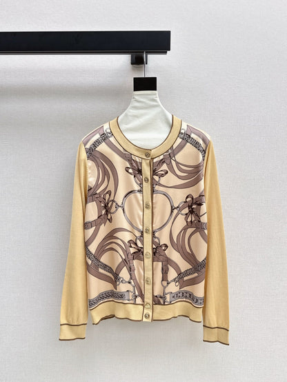 H 25ss knit cardigan