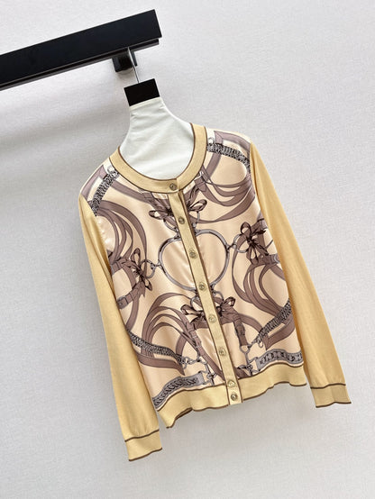 H 25ss knit cardigan