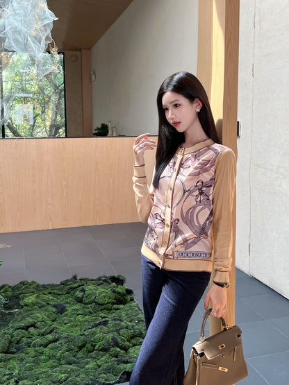 H 25ss knit cardigan