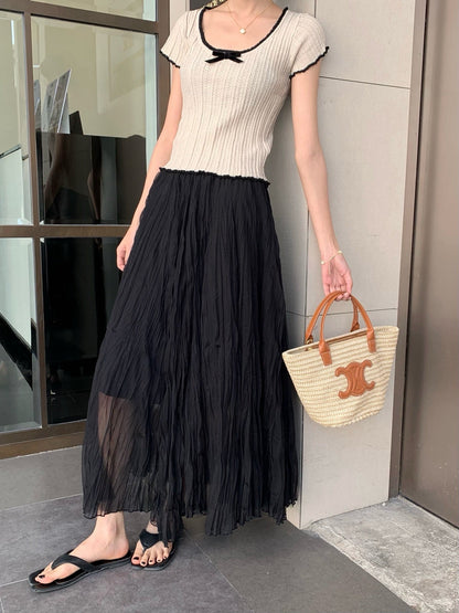25ss pleated skirt