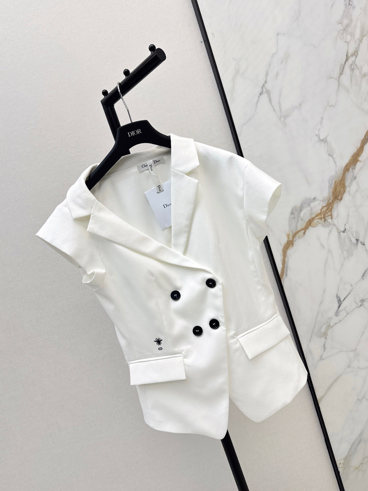 25ss slant collar vest